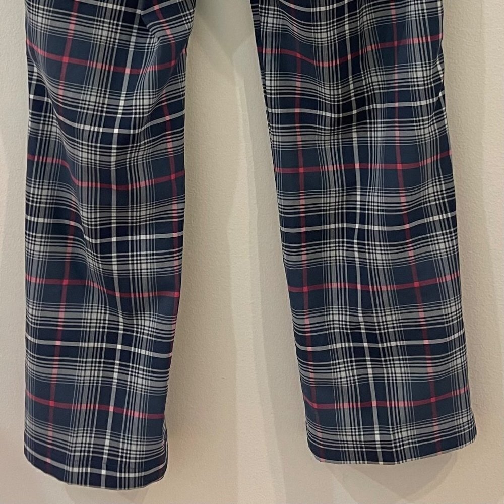 Nike Golf Tour Performance DRI-FIT Plaid Pants Size 4 Navy Pink White - Picture 6 of 9